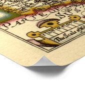 Kent County England Oude Antiquair John Speed Kaar Poster (Hoek)