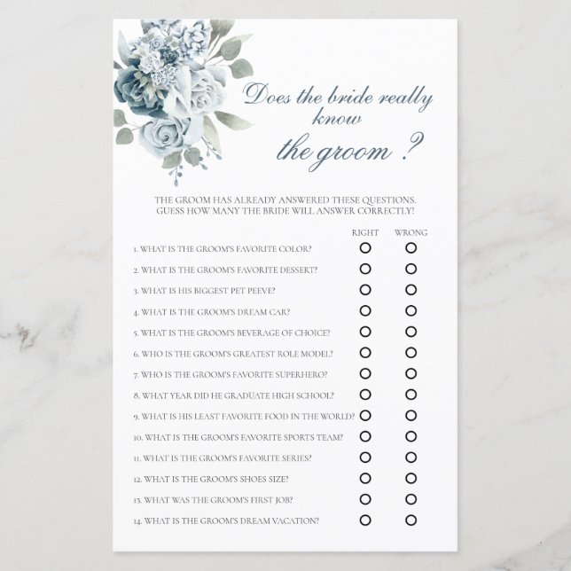 Kent de Bride echt de bruidegom? (Voorkant)