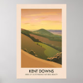 Kent Downs AONB Reisposter Poster (Voorkant)