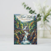 Kent Falls State Park Connecticut Briefkaart (Staand voorkant)