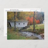 Kent Herfsten Covered Bridge Briefkaart (Voorkant / Achterkant)
