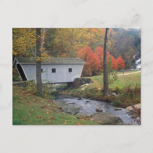 Kent Herfsten Covered Bridge Briefkaart (Voorkant)