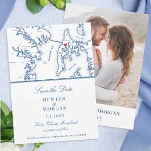 Kent Island Maryland Bestemming Huwelijksfoto Save The Date