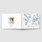 Kent Island Maryland Kaart Bestemming Bruiloft Gastenboek (Volledig)