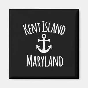 Kent Island Maryland Nautilus Kustvaart Zeilen Magneet
