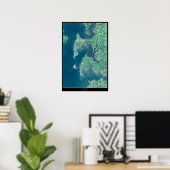 Kent Island, Maryland satellietposter Poster (Thuiskantoor)
