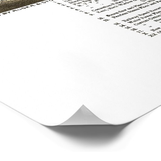 Kent, OH Panorama Map - 1882 Poster (Hoek)