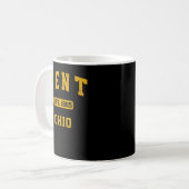 Kent Ohio OH Staat Athletic Style Koffiemok (Voorkant links)