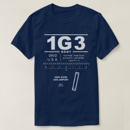 Kent State University Airport 1G3 T-shirt