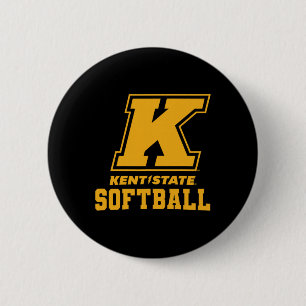 Kent State University Zachte Kleding Sport Fan Ronde Button 5,7 Cm