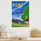 Kent - The Garden of England Poster (Keuken)