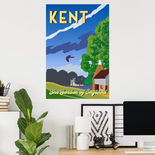 Kent - The Garden of England Poster (Thuiskantoor)
