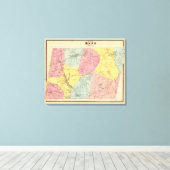 Kent, Town Canvas Afdruk (Insitu (Houten vloer))