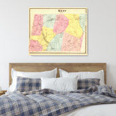 Kent, Town Canvas Afdruk (Insitu (Slaapkamer))