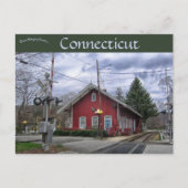 Kent Train Depot Connecticut Briefkaart (Voorkant)
