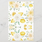 Kent u de Bruid Lemon&Roses Bruidsspel Kaart (Achterkant)