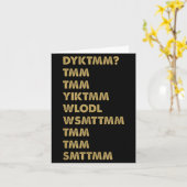 Kent u de Muffin Man_ Dyktmm_ Grappige Nostalgie Kaart (Gele Bloem)