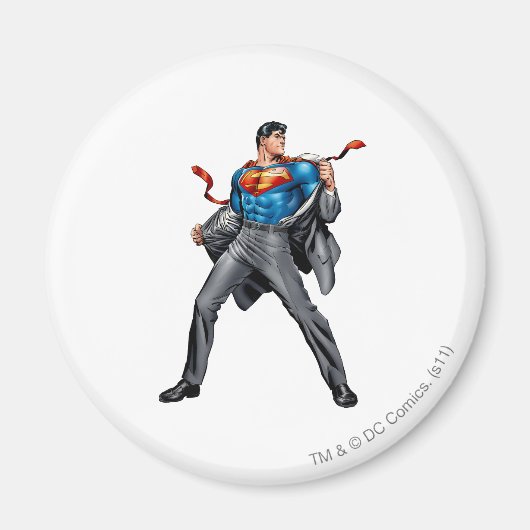 Kent verandert in Superman Magneet (Voorkant)