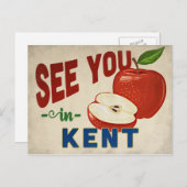 Kent Washington Apple - Vintage Travel Briefkaart (Voorkant / Achterkant)