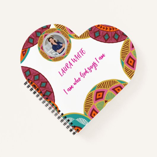 Kente African Pattern Notebook | Spiral Notebook Notitieboek (Voorkant)