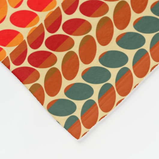 kente african print fleece deken (Hoek)