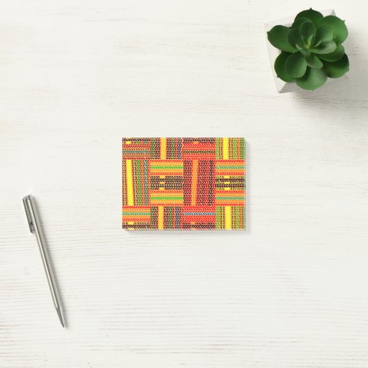 kente african print post-it® notes (Kantoor)
