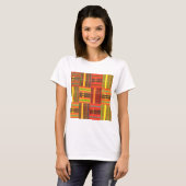 kente african print t-shirt (Voorkant volledig)