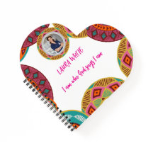 Kente Afrikaans patroon notitieboek | Spiraal noti