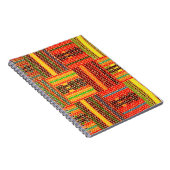 kente Afrikaanse print Notitieboek (Rechterzijde)