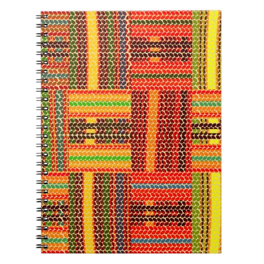 kente Afrikaanse print Notitieboek (Voorkant)