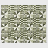 Kente-blok - erfgoedolijf cadeaupapier (Vlak)