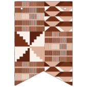 Kente-blok - klei terracotta vlaggetjes (Derde vlag)