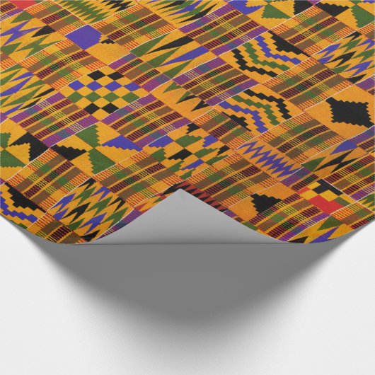 kente cadeaupapier (Hoek)