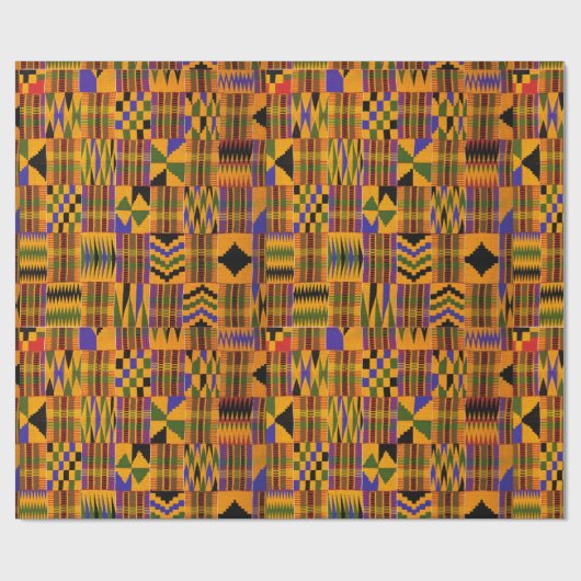 kente cadeaupapier (Vlak)