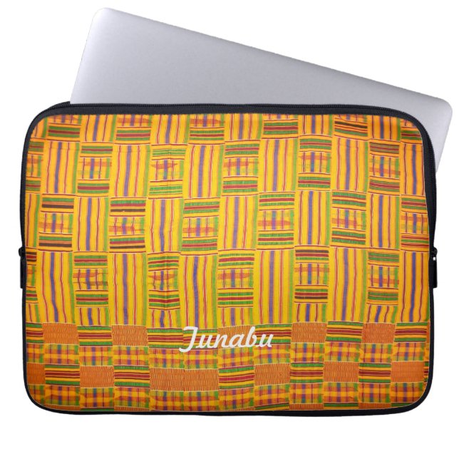 Kente Cloth 13-inch Hoesje laptop Sleeve (Voorkant)