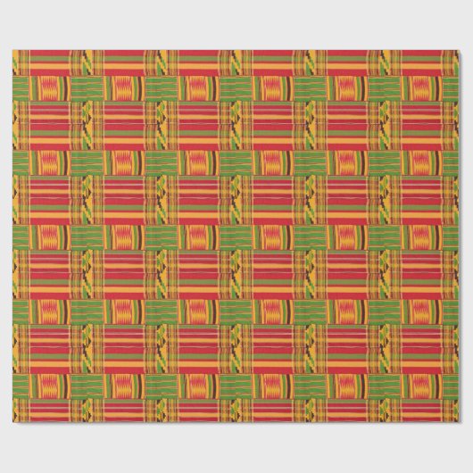Kente Cloth Cadeaupapier (Vlak)