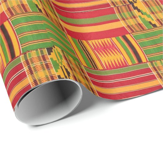 Kente Cloth Cadeaupapier (Rol Hoek)