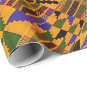 Kente Cloth II Cadeaupapier (Rol Hoek)