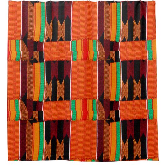 Kente Cloth Pattern Douchegordijn (Voorkant)