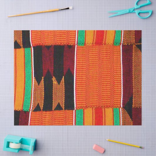 Kente Cloth Pattern Tissuepapier (Craft)