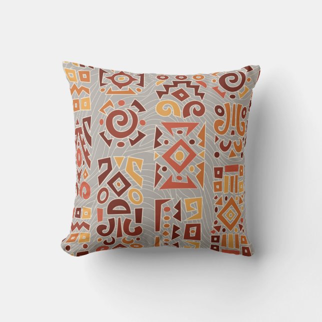 Kente Cloth Pillow Kussen (Voorkant)