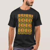 Kente Cloth Print African Tribal Ethnic Kente Artw T-shirt (Voorkant)