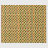 Kente doek textuur print Wrapping Paper Cadeaupapier (Vlak)