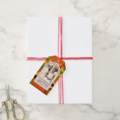 Kente Foto Aangepaste Naam TROUW Cadeaulabel (Met Touw)