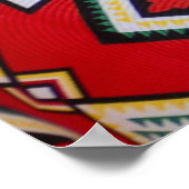 Kente Geometric Tapestry Poster (Hoek)