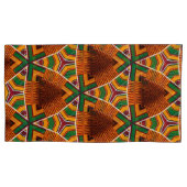 Kente Geometrics Kwanza Afrocentric Kussensloop (Voorkant-Links)