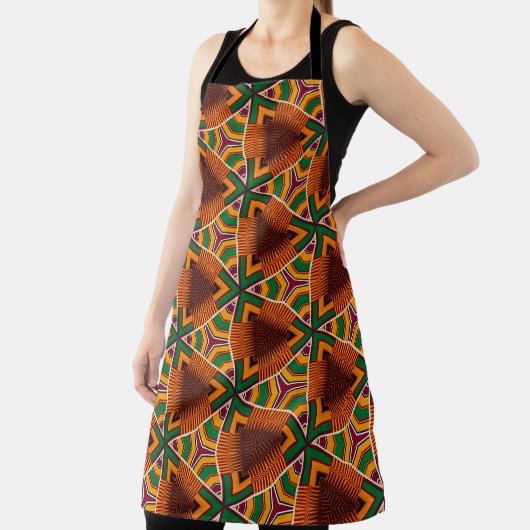Kente Geometrics Kwanza Afrocentric Schort (Insitu)