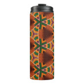 Kente Geometrics Kwanza Afrocentric Thermosbeker (Voorkant)