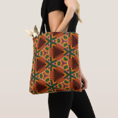 Kente Geometrics Kwanza Afrocentric Tote Bag (Dichtbij)