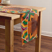 Kente Geometrics Kwanzaa Afrocentrisch Lange Tafelloper (Voorbeeld)